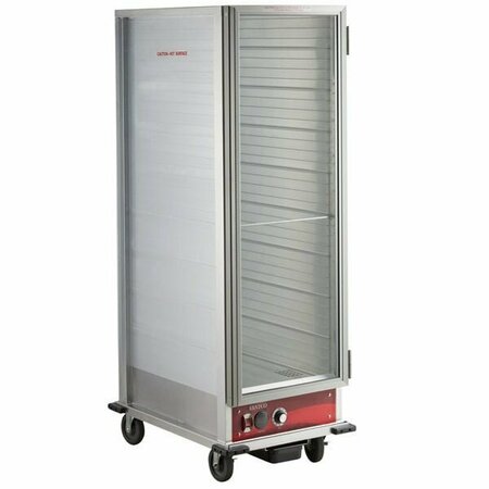 AVANTCO HEAT-1836 Full Size Non-Insulated Heated Holding Cabinet with Clear Door - 120V 177HEAT1836